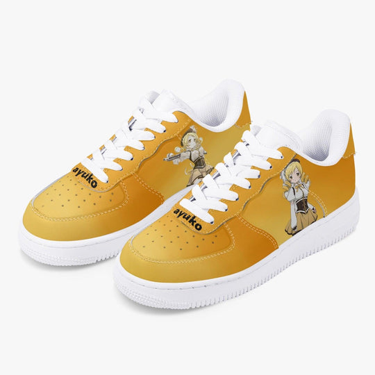 Madoka Magica Mami Tomoe AF1 Anime Shoes _ Madoka Magica _ Ayuko