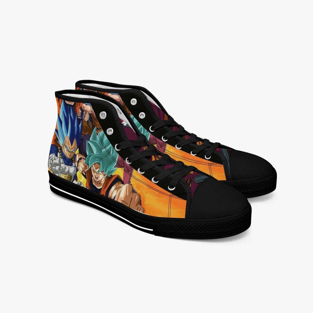 Dragon Ball Z Son Goku and Vegetta A-Star Mid Anime Shoes _ Dragon Ball Z _ Ayuko