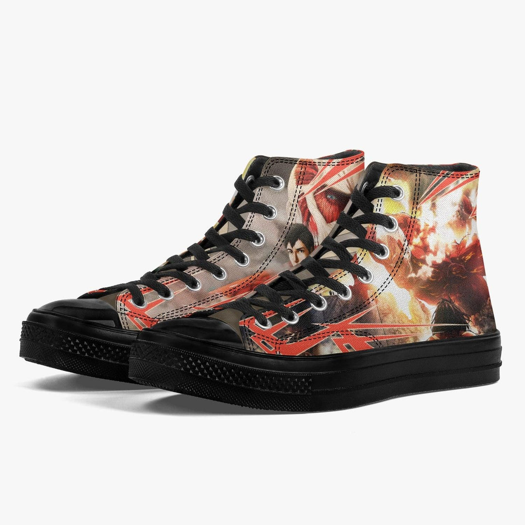 Attack On Titan Bertholdt Hoover A-Star High Anime Shoes _ Attack On Titan _ Ayuko