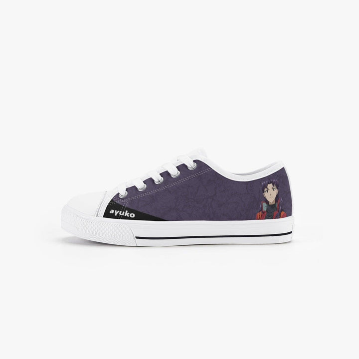 Neon Genesis Evangelion Misato Katsuragi Kids A-Star Low Anime Shoes _ Neon Genesis Evangelion _ Ayuko