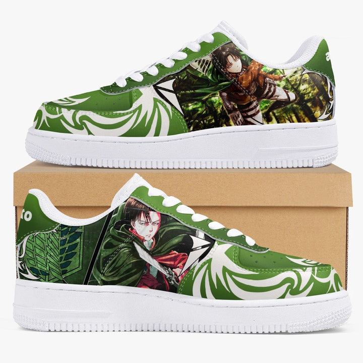 Attack On Titan Levi Ackerman AF1 Anime Shoes _ Attack On Titan _ Ayuko