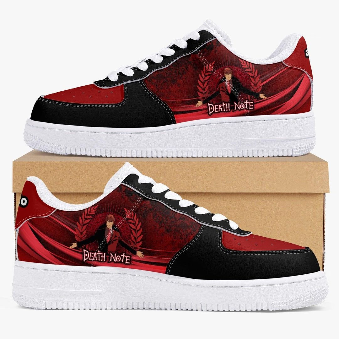 Death Note Light Yagami Red AF1 Anime Shoes _ Death Note _ Ayuko