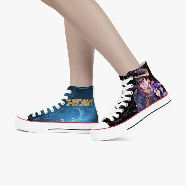 Golden Kamuy Saichi Sugimoto A-Star High White Anime Shoes _ Golden Kamuy _ Ayuko