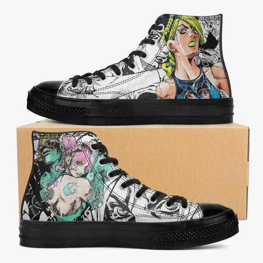 JoJo's Bizarre Adventure Jolyne Kujo A-Star High Anime Shoes _ JoJo's Bizarre Adventure _ Ayuko