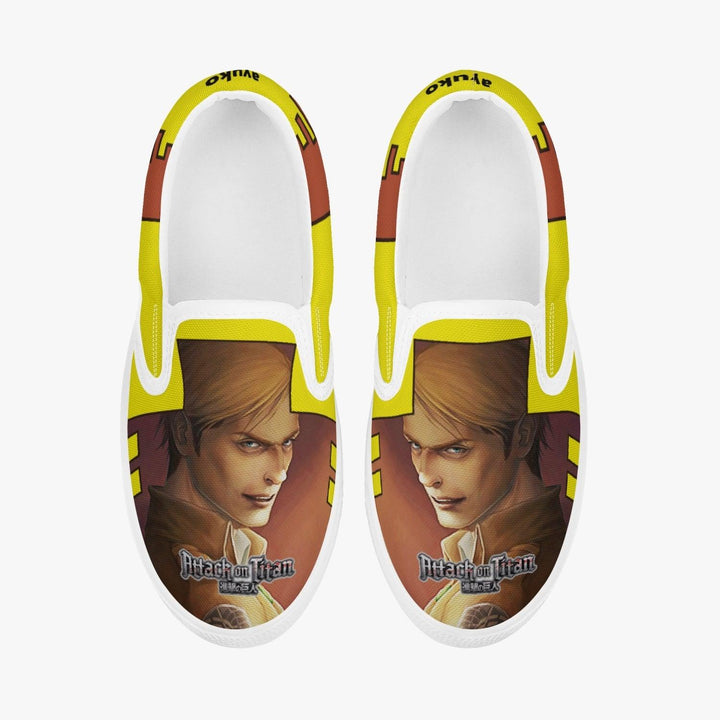 Attack On Titan Erwin Smith Kids Slipons Anime Shoes _ Attack On Titan _ Ayuko