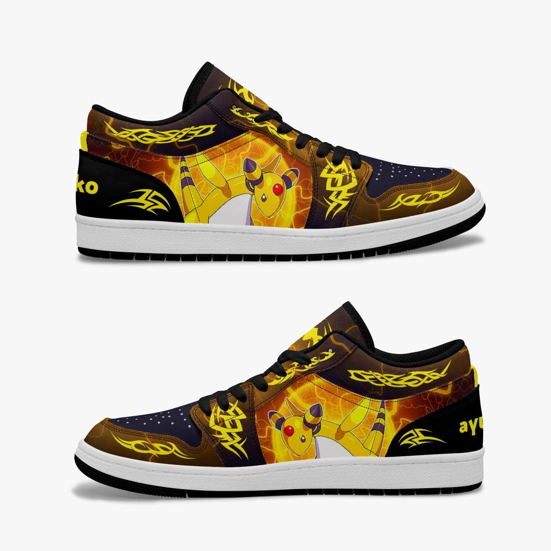 Pokemon Ampharos JD1 Low Anime Shoes _ Pokemon _ Ayuko