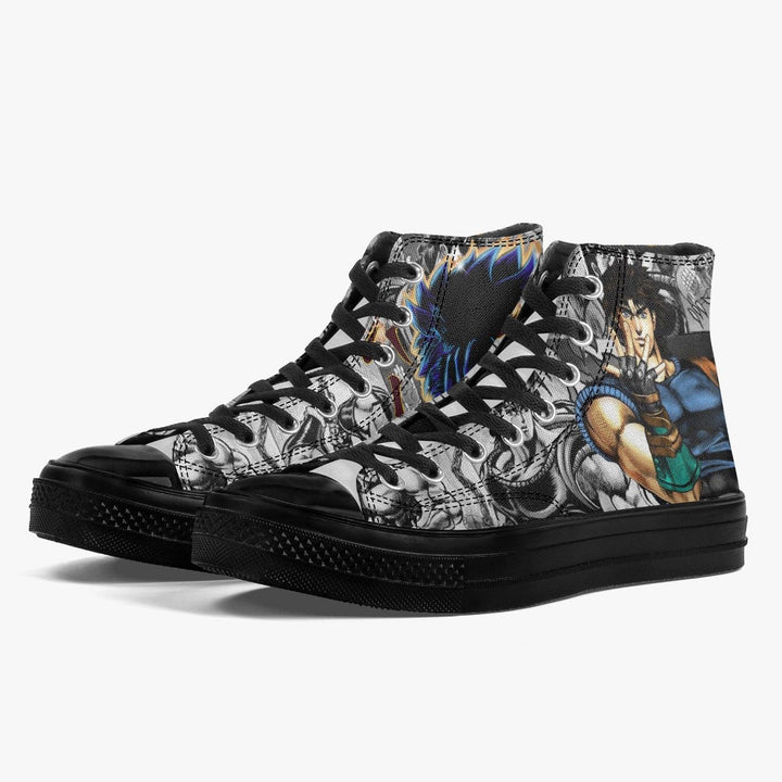 JoJo's Bizarre Adventure Jonathan Joestar A-Star High Anime Shoes _ JoJo's Bizarre Adventure _ Ayuko