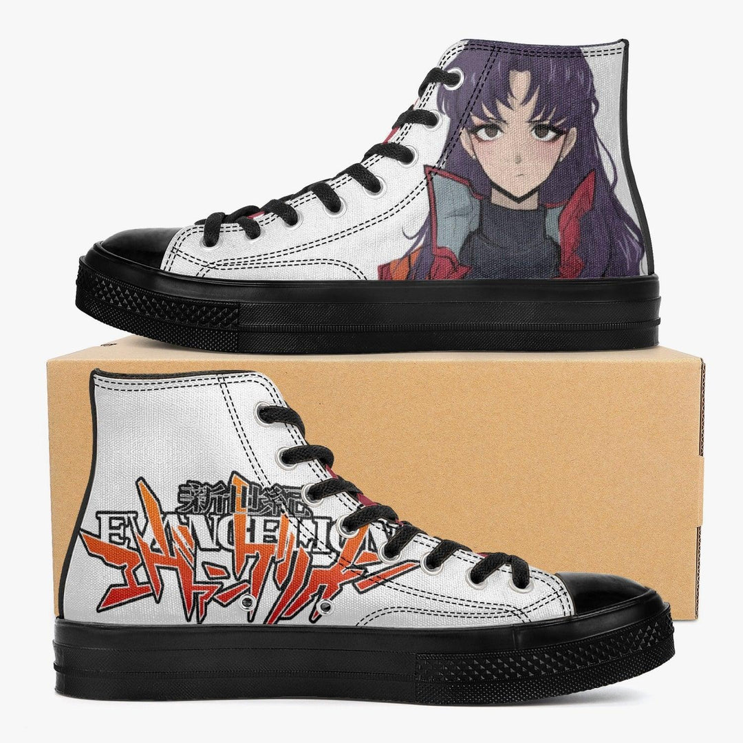 Neon Genesis Evangelion Misato Katsuragi A-Star High Anime Shoes _ Neon Genesis Evangelion _ Ayuko