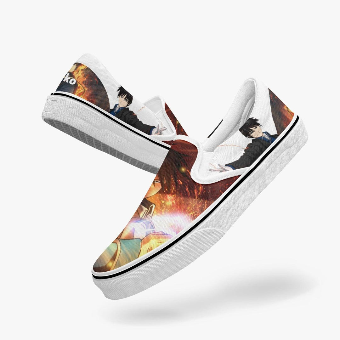 Fullmetal Alchemist Roy Slip Ons Anime Shoes _ Fullmetal Alchemist _ Ayuko