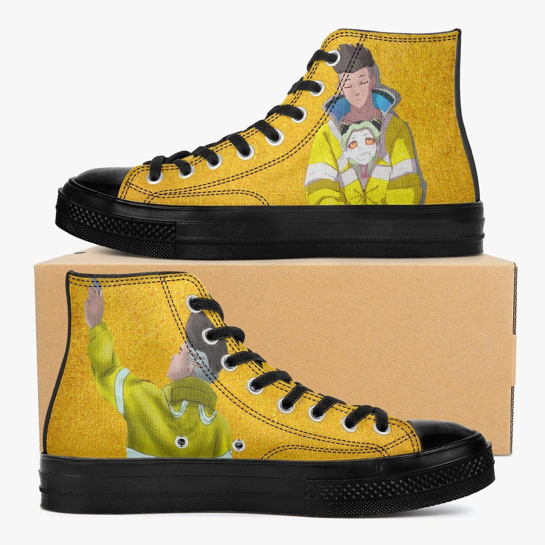 Cyberpunk Edgerunners David A-Star High Anime Shoes _ Cyberpunk Edgerunners _ Ayuko