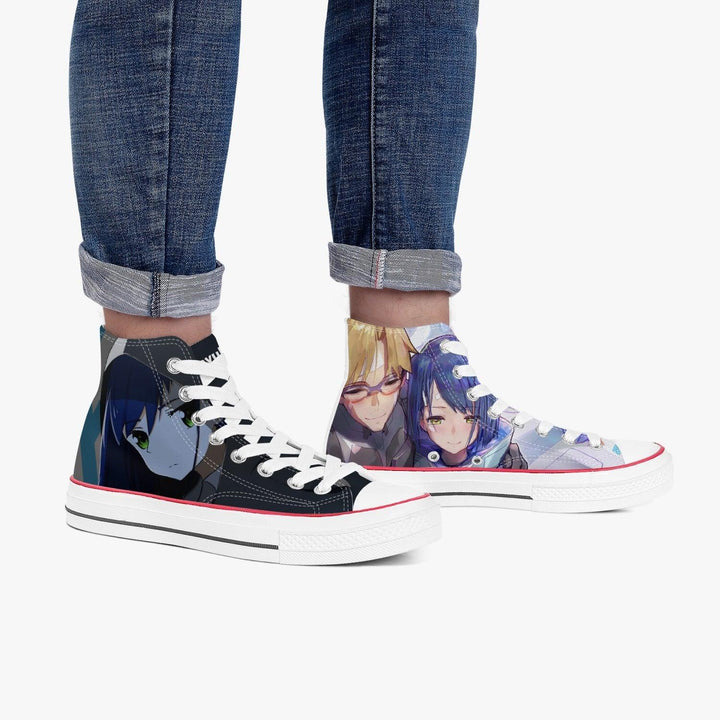 Darling in The Franxx Ichigo A-Star High White Anime Shoes _ Darling in The Franxx _ Ayuko