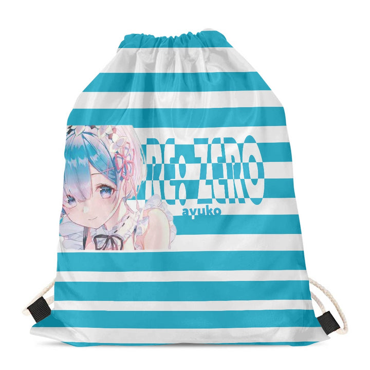 Re:Zero Anime Drawstring Bag