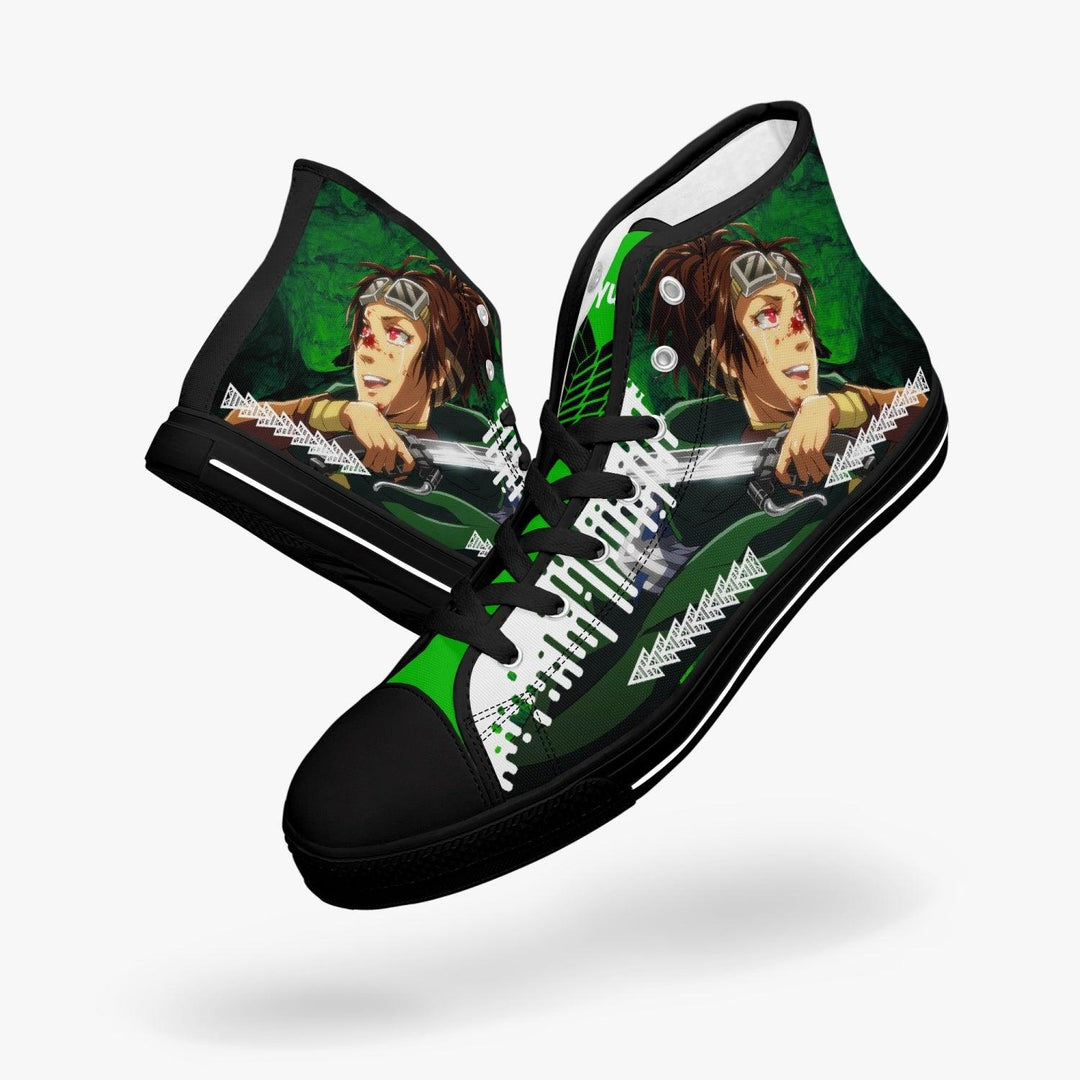 Attack On Titan Hange Zoe A-Star Mid Anime Shoes _ Attack On Titan _ Ayuko