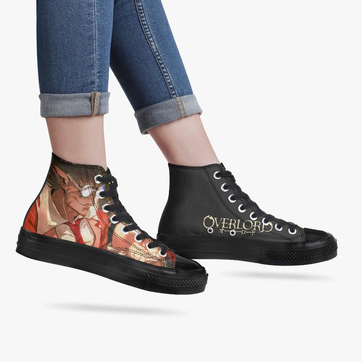 Overlord Demiurge A-Star High Black Anime Shoes _ Overlord _ Ayuko