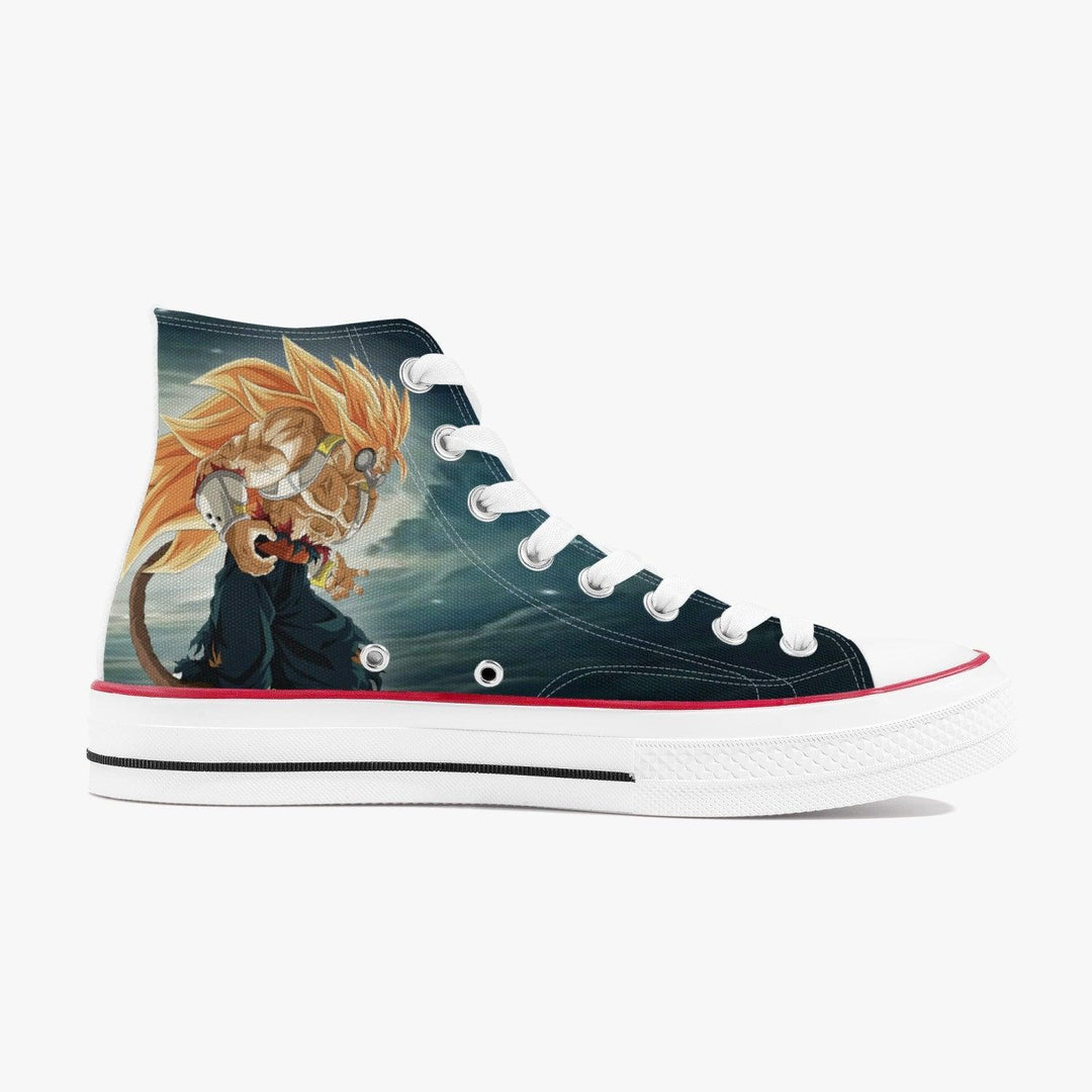 Dragon Ball Z Broly A-Star High White Anime Shoes _ Dragon Ball Z _ Ayuko