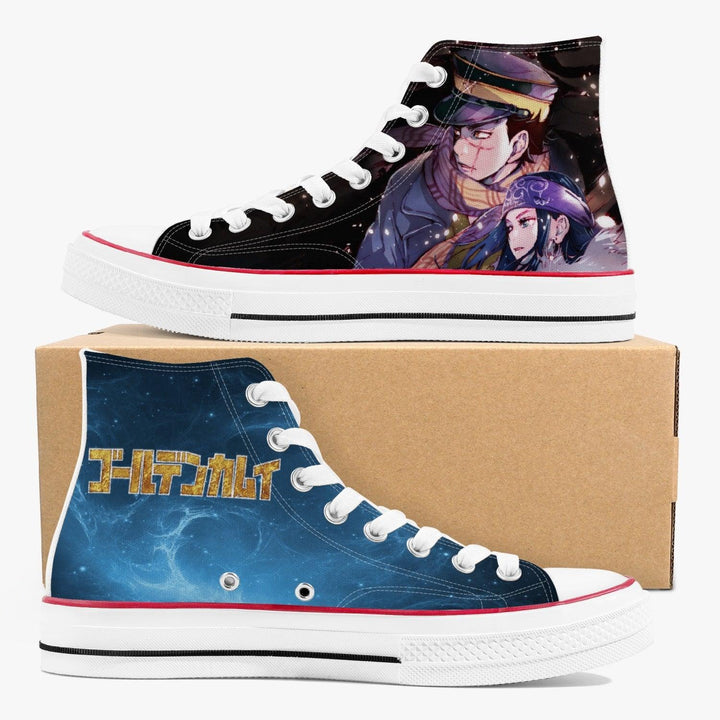 Golden Kamuy Saichi Sugimoto A-Star High White Anime Shoes _ Golden Kamuy _ Ayuko