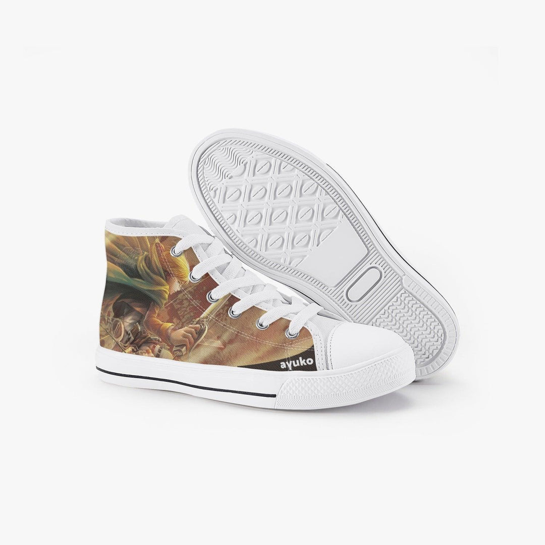 Attack On Titan Armin Arlert Kids A-Star High Anime Shoes _ Attack On Titan _ Ayuko