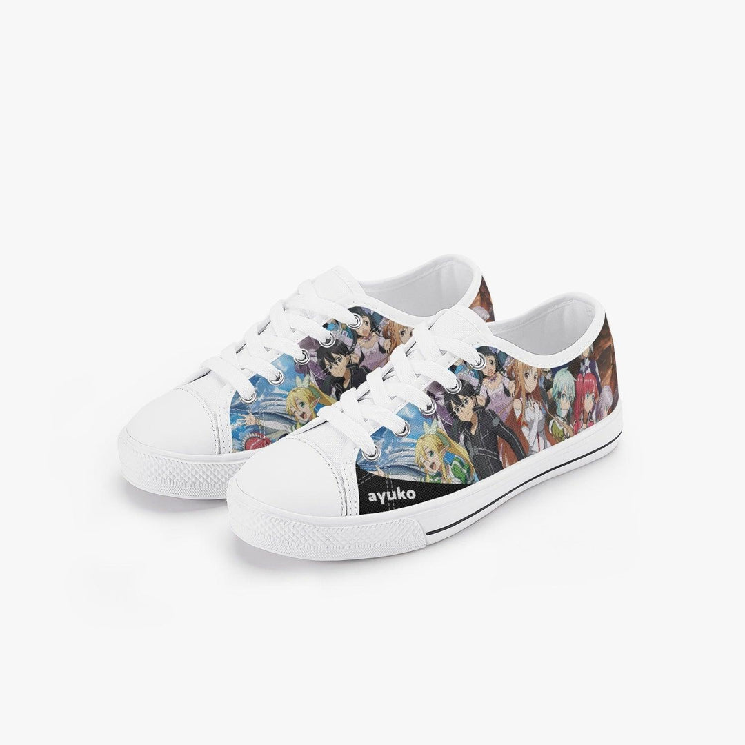 Sword Art Online Kids A-Star Low Anime Shoes _ Sword Art Online _ Ayuko