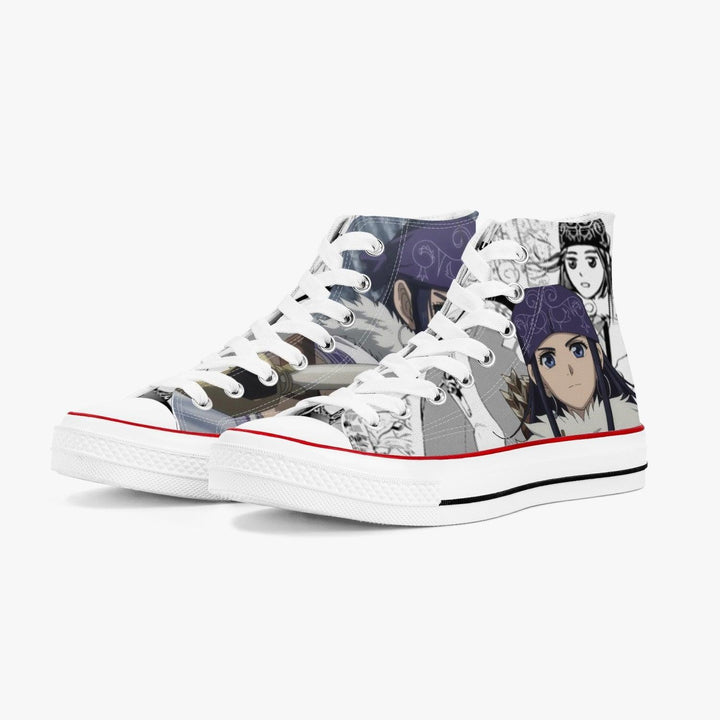 Golden Kamuy Asirpa A-Star High White Anime Shoes _ Golden Kamuy _ Ayuko