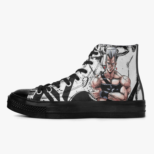 JoJo's Bizarre Adventure Jean Pierre Polnarteff A-Star High Anime Shoes _ JoJo's Bizarre Adventure _ Ayuko