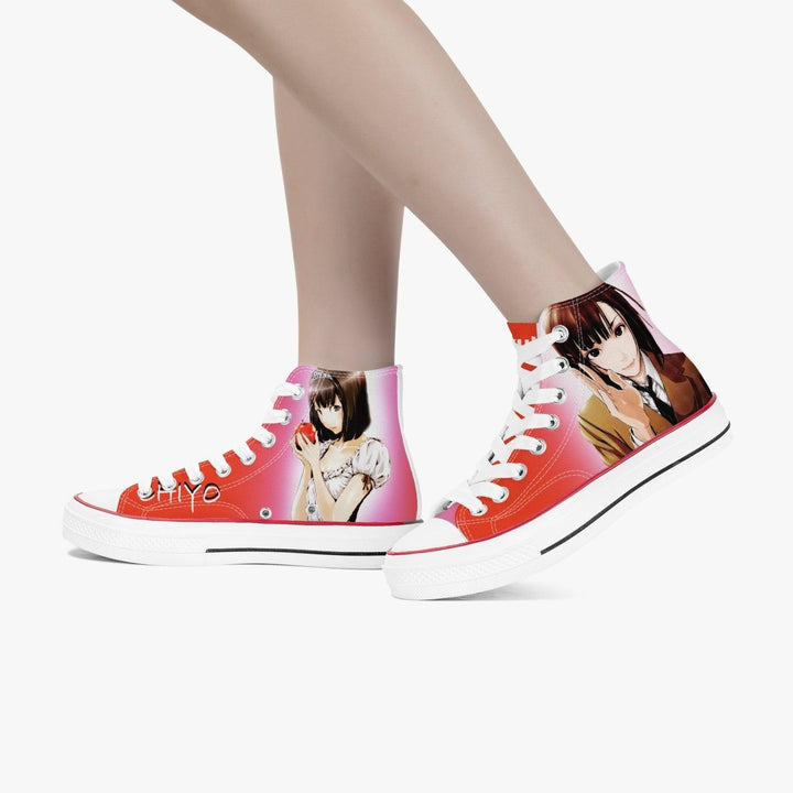 Prison School Chiyo Kurihara A-Star High White Anime Shoes _ Prison School _ Ayuko