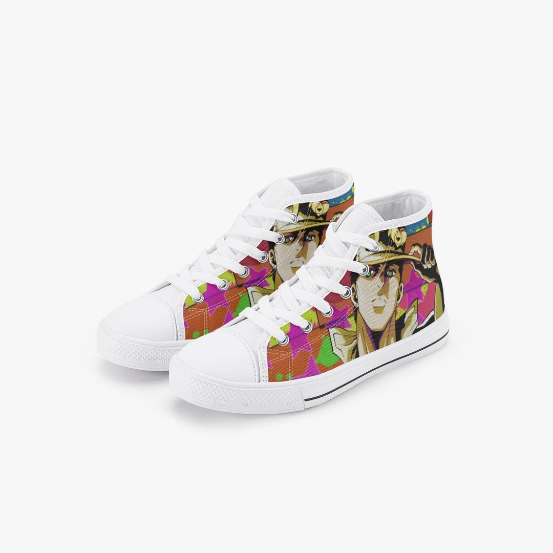 JoJo's Bizarre Adventure Jotaro Kujo Kids A-Star High Anime Shoes _ JoJo's Bizarre Adventure _ Ayuko