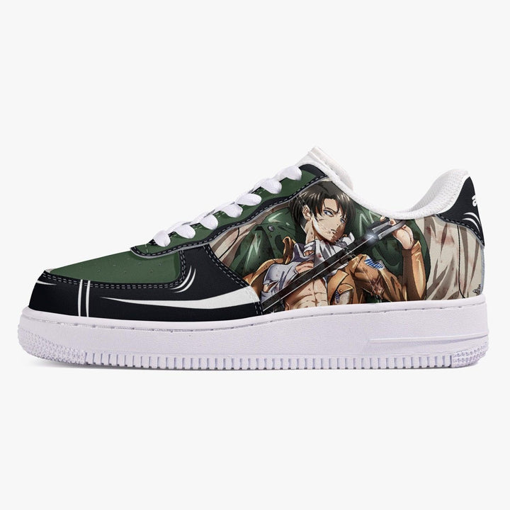 Attack On Titan Levi Ackerman 2 AF1 Anime Shoes _ Attack On Titan _ Ayuko