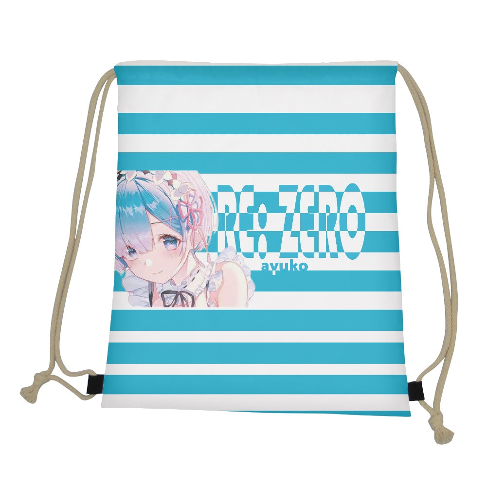 Re:Zero Anime Drawstring Bag