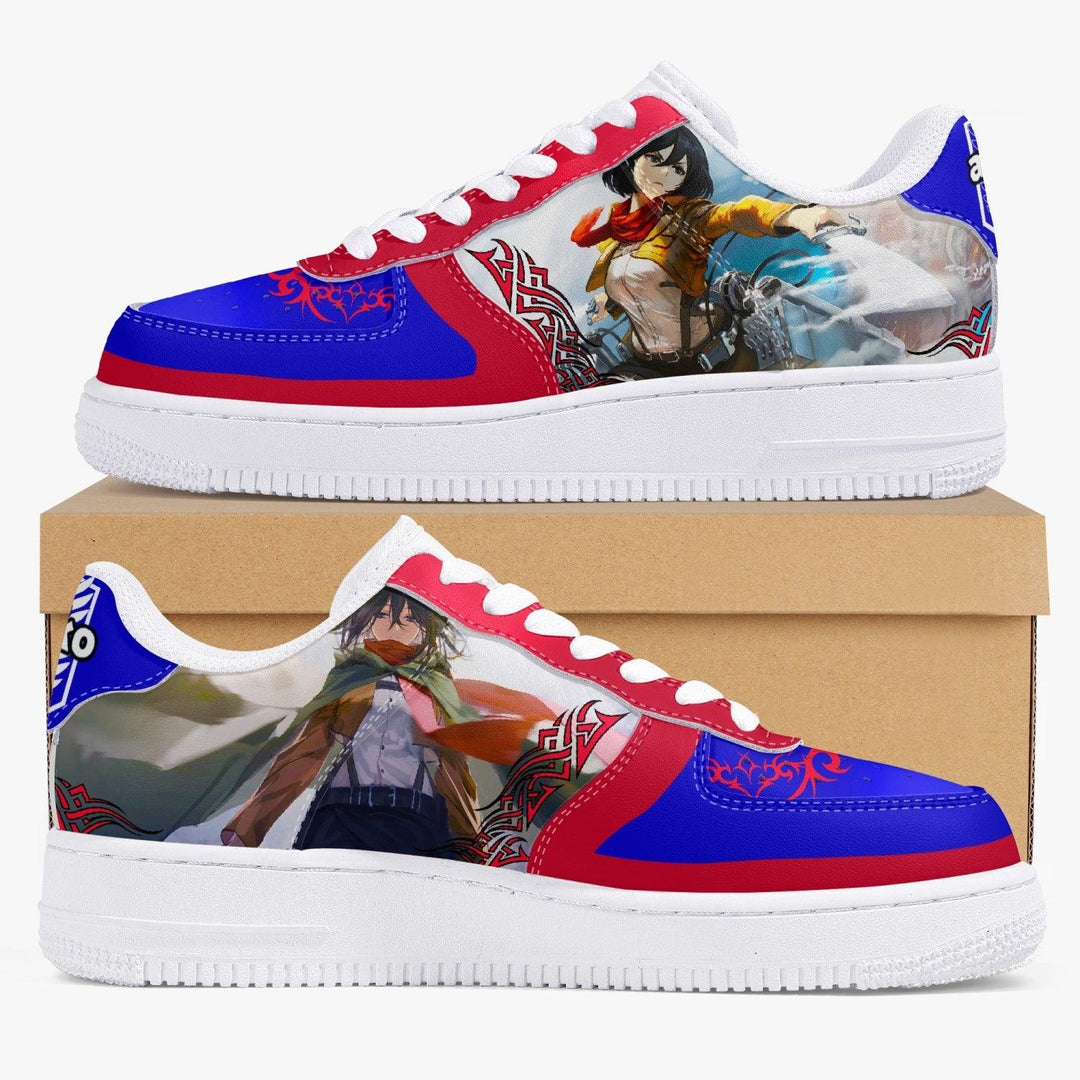 Attack On Titan Mikasa Ackerman AF1 Anime Shoes _ Attack On Titan _ Ayuko