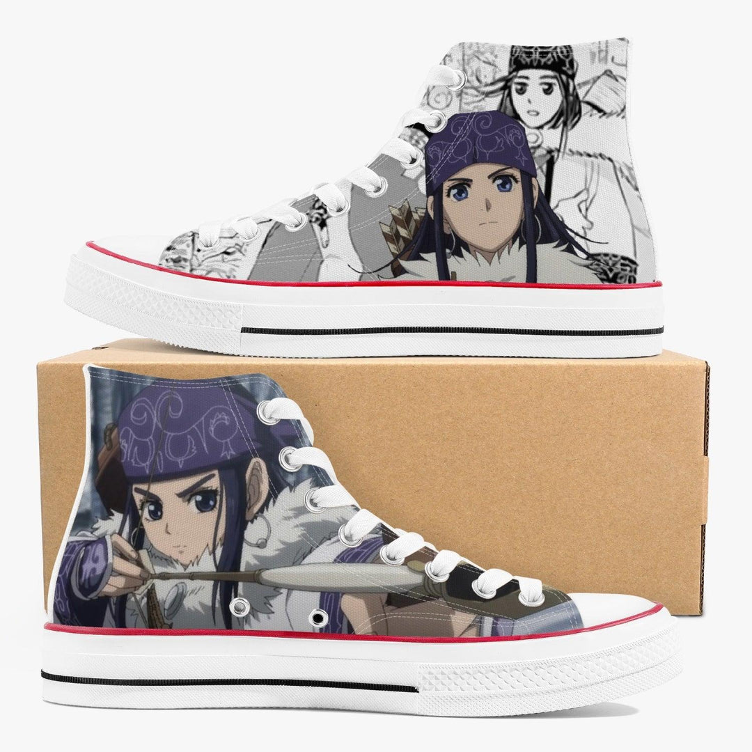 Golden Kamuy Asirpa A-Star High White Anime Shoes _ Golden Kamuy _ Ayuko