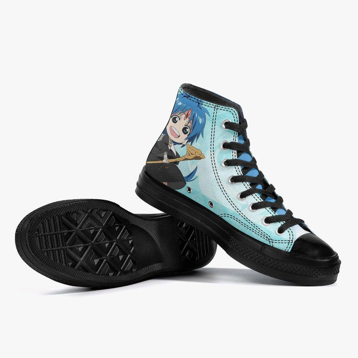 Magi The Labyrinth Of Magic Aladdin A-Star High Black Anime Shoes _ Magi The Labyrinth Of Magic _ Ayuko