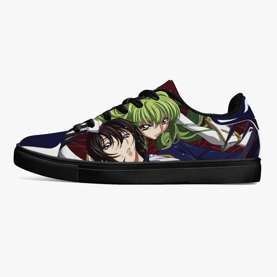 Code Geass Lelouch vi Britannia & C.C Skate Anime Shoes _ Code Geass _ Ayuko