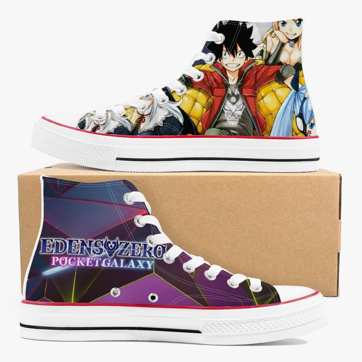 Edens Zero Shiki Granbell A-Star High White Anime Shoes _ Edens Zero _ Ayuko