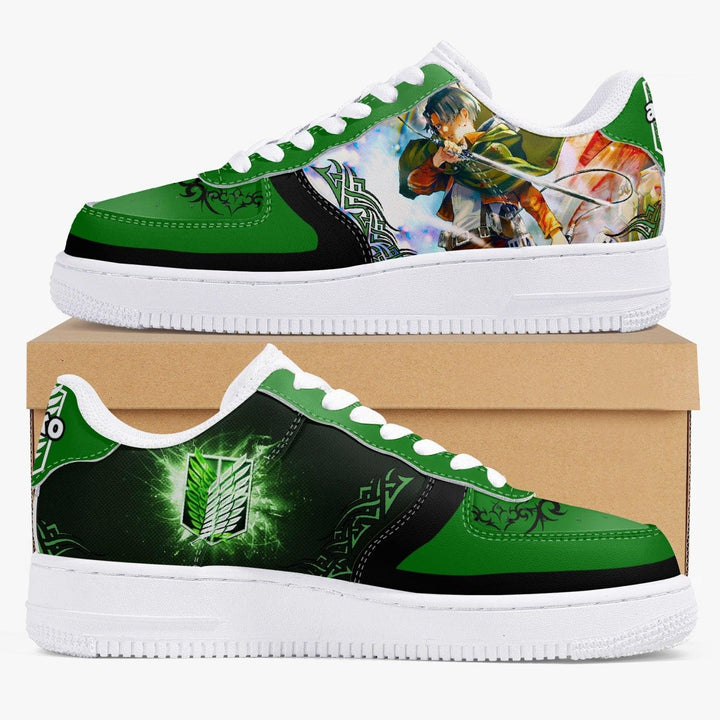 Attack On Titan Levi Ackerman AF1 Anime Shoes _ Attack On Titan _ Ayuko