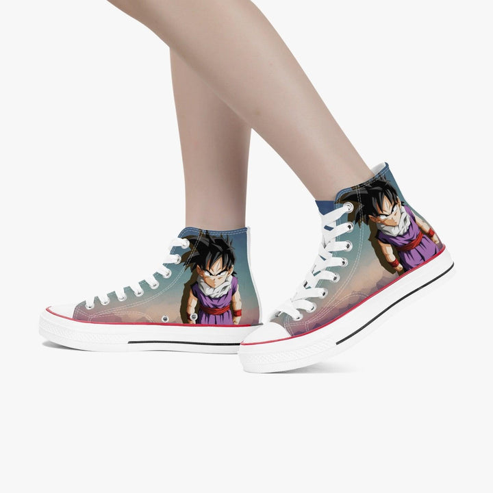 Dragon Ball Z Son Gohan A-Star High white Anime Shoes _ Dragon Ball Z _ Ayuko