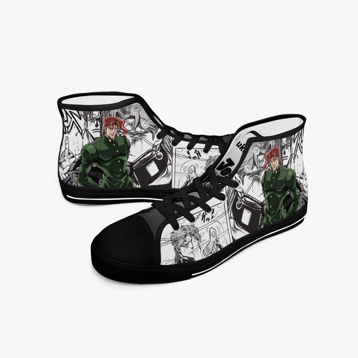 JoJo's Bizarre Adventure Noriaki Kakyoin A-Star Mid Anime Shoes _ JoJo's Bizarre Adventure _ Ayuko