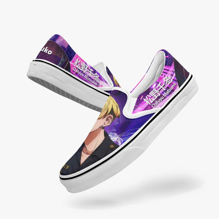 Tokyo Revengers Chifuyu Matsunoi Slip Ons Anime Shoes _ Tokyo Revengers _ Ayuko