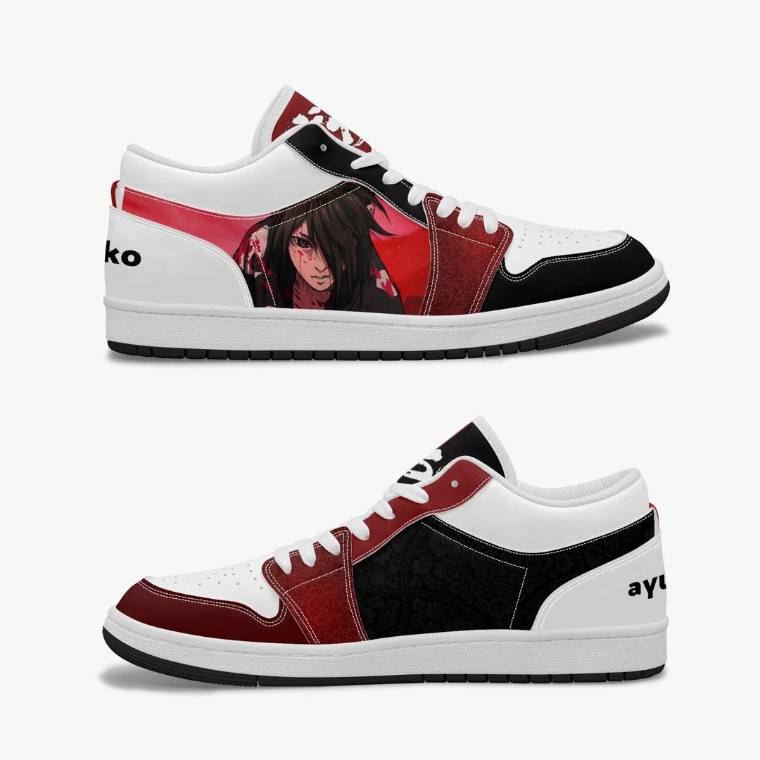 Dororo Hyakkimaru Red/Black JD1 Low Anime Shoes _ Dororo _ Ayuko