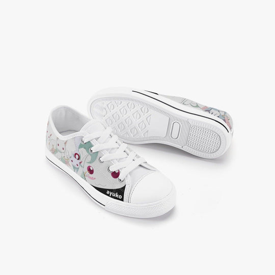 Madoka Magica Kyubey Kids A-Star Low Anime Shoes _ Madoka Magica _ Ayuko