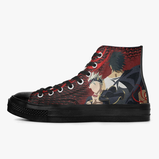 Black Clover Yami Sukehiro A-Star High Anime Shoes _ Black Clover _ Ayuko