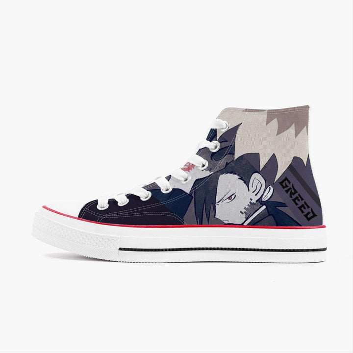 Fullmetal Alchemist Greed A-Star High White Anime Shoes _ Fullmetal Alchemist _ Ayuko