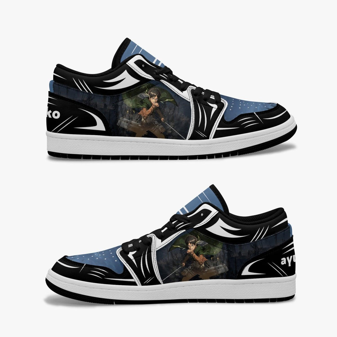 Attack On Titan Eren Yeager JD1 Low Anime Shoes _ Attack On Titan _ Ayuko