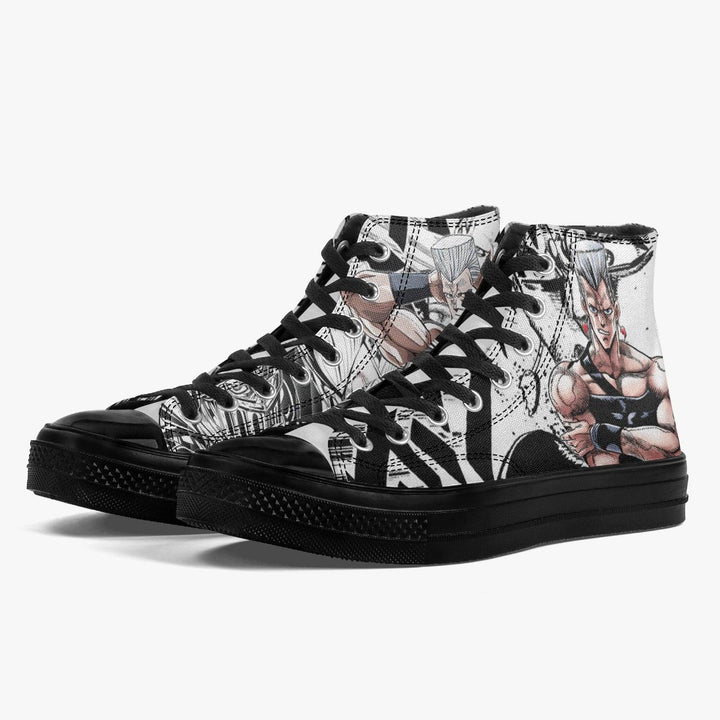 JoJo's Bizarre Adventure Jean Pierre Polnarteff A-Star High Anime Shoes _ JoJo's Bizarre Adventure _ Ayuko