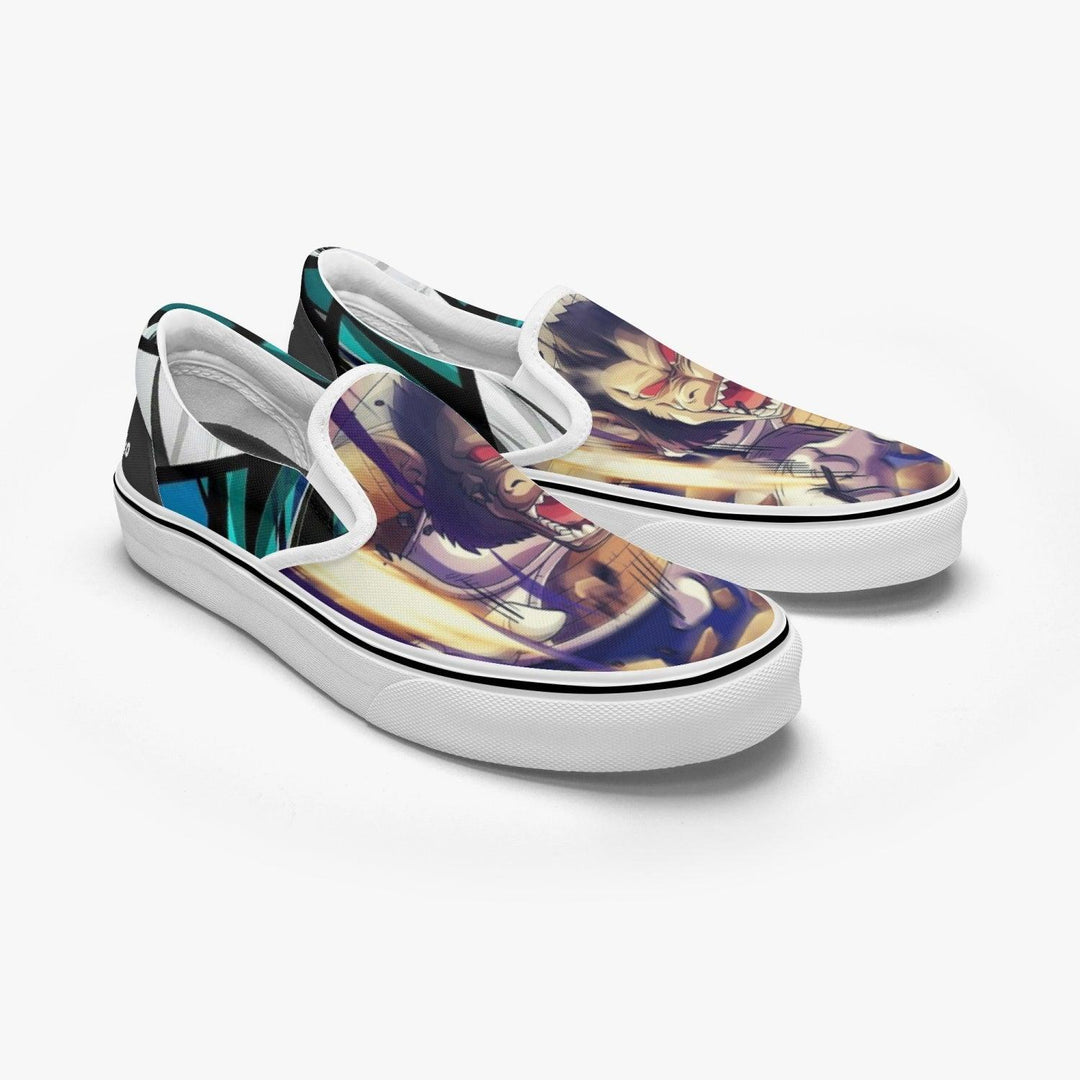 Dragon Ball Z Vegeta Great Ape Slip Ons Anime Shoes _ Dragon Ball Z _ Ayuko