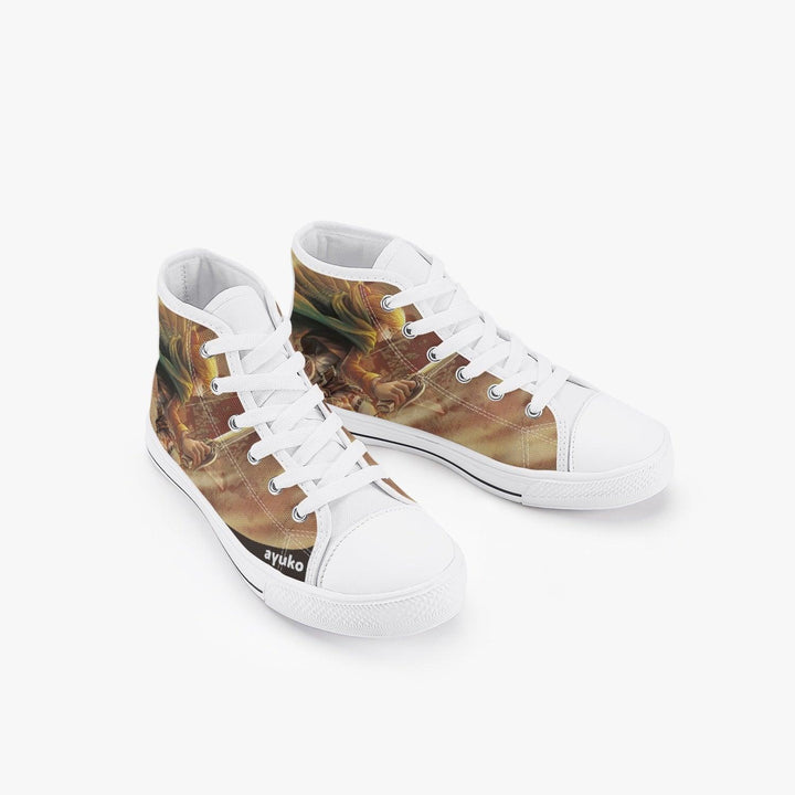 Attack On Titan Armin Arlert Kids A-Star High Anime Shoes _ Attack On Titan _ Ayuko