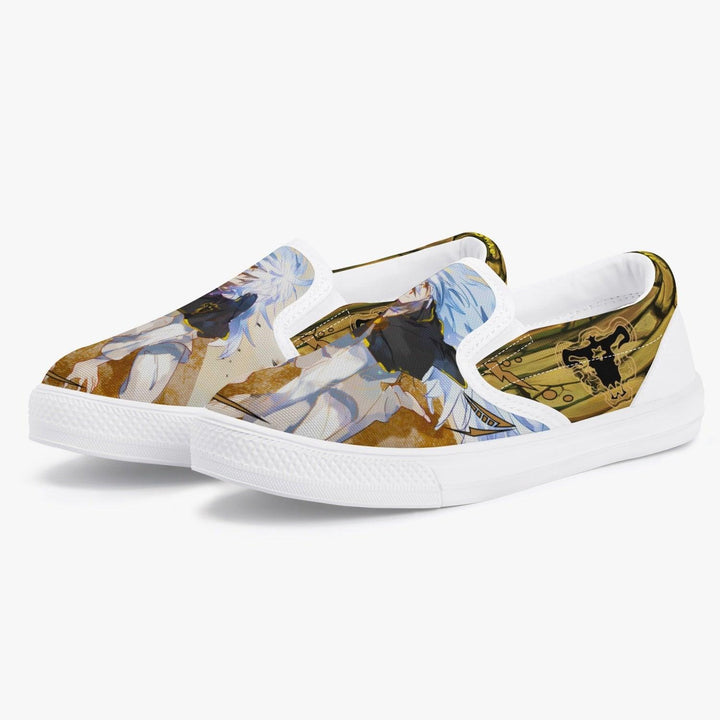 Black Clover Henry Legolant Kids Slip Ons Anime Shoes _ Black Clover _ Ayuko