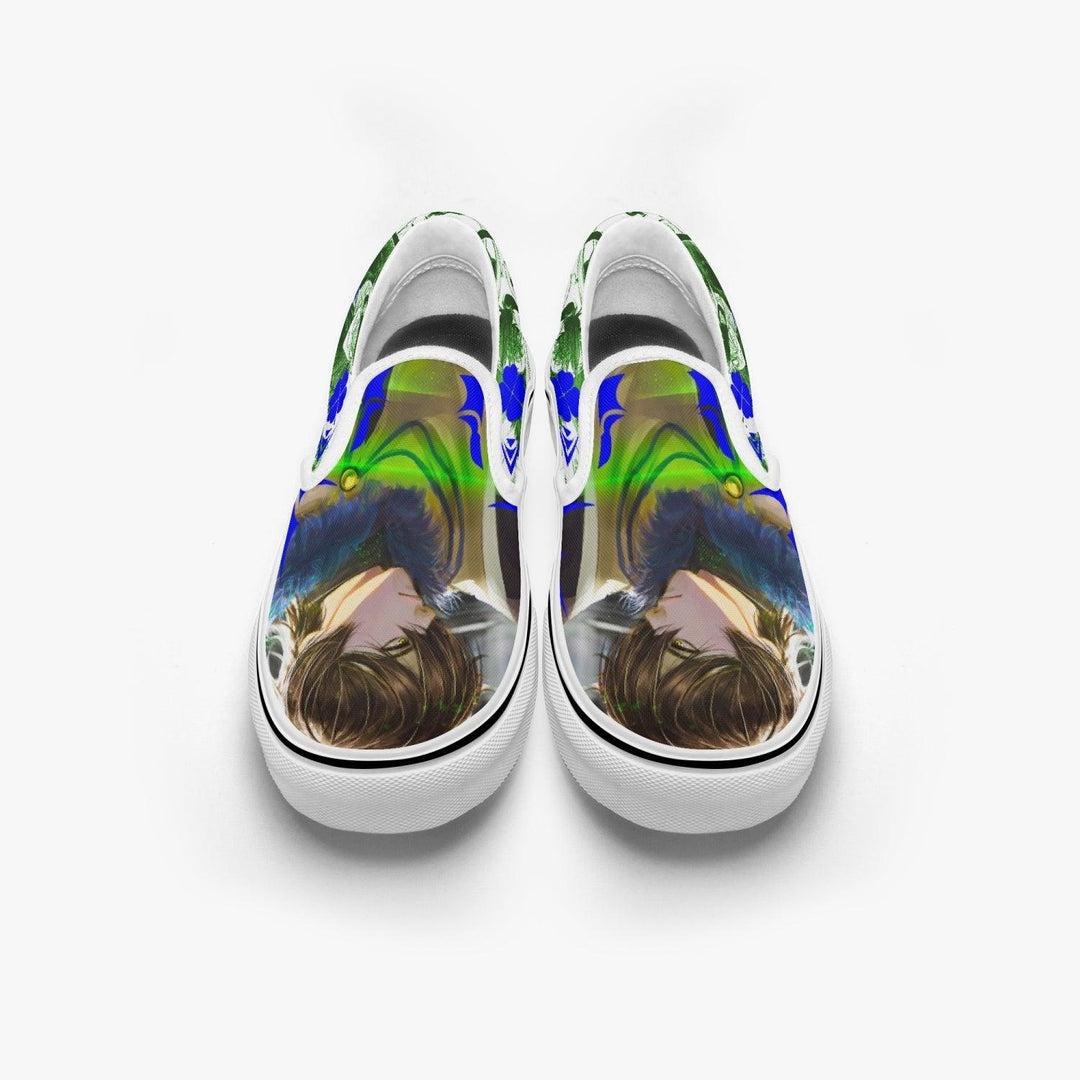 Black Clover Yuno Slip Ons Anime Shoes _ Black Clover _ Ayuko