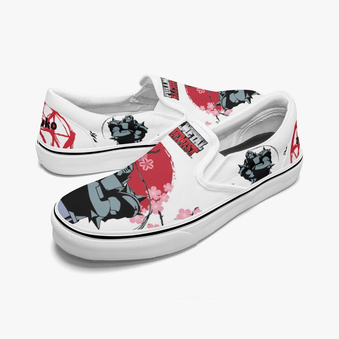 Fullmetal Alchemist Alphonse Slip Ons Anime Shoes _ Fullmetal Alchemist _ Ayuko