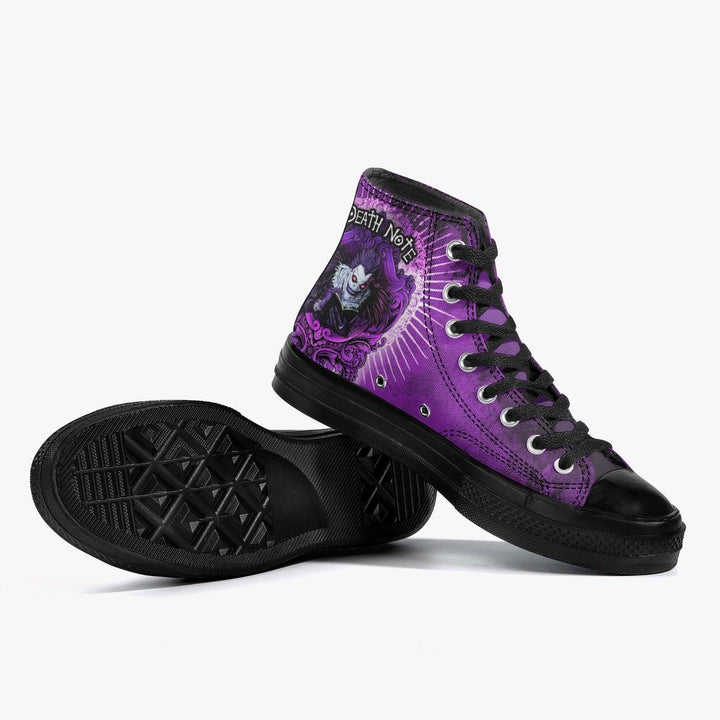 Death Note Ryuk Purple A-Star High Anime Shoes _ Death Note _ Ayuko