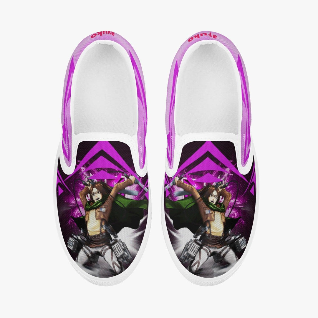 Attack On Titan Hange Zoe Kids Slipons Anime Shoes _ Attack On Titan _ Ayuko